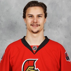 Erik Karlsson #65 of the Ottawa Senators poses for his official headshot for the 2012-2013 season and not for his secret crush Him Indoors (Photo by Andre Ringuette) 
